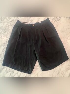 Tommy Bahama Men’s Black Flat Front Shorts